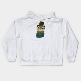 An Otter Gentleman Kids Hoodie